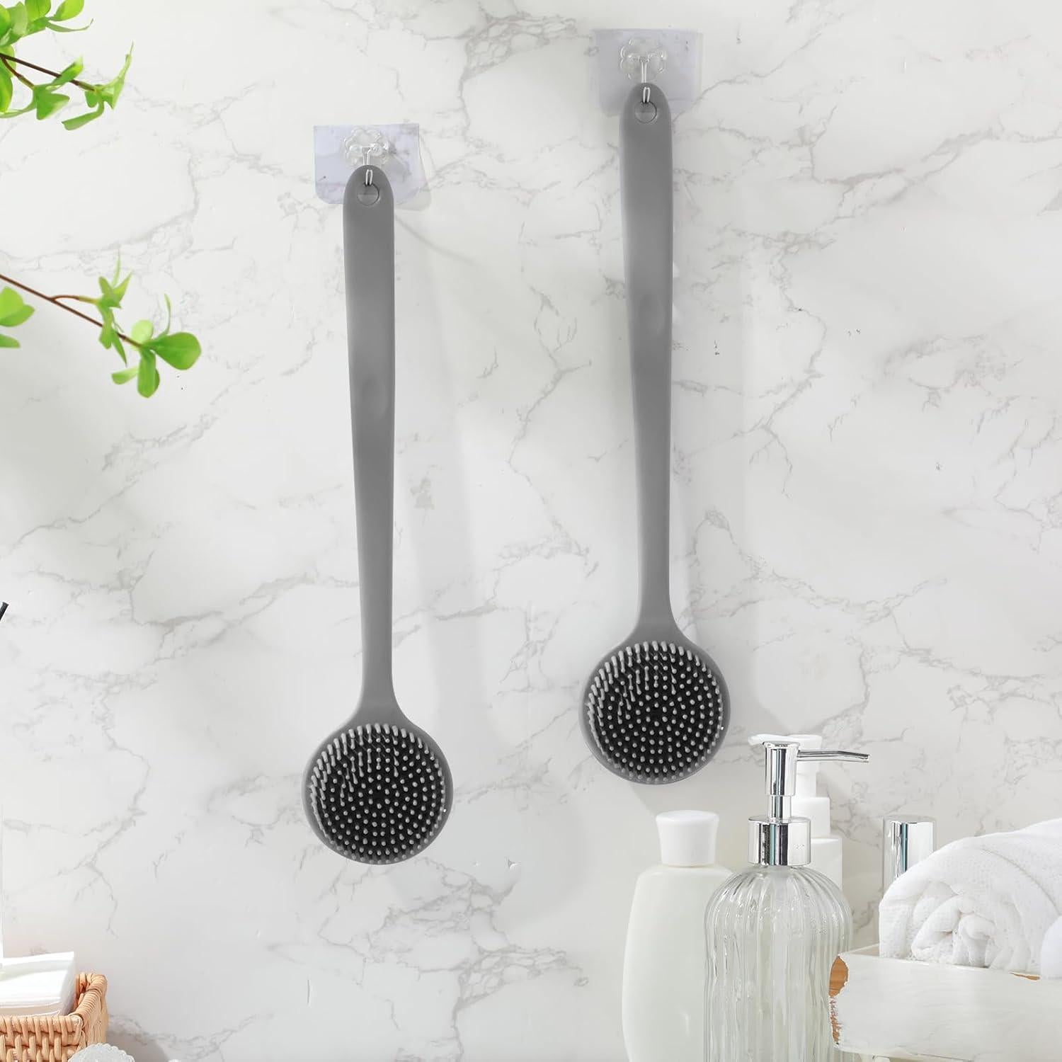 Cepillo de Espalda de Silicona Sunnyray 38.1 cm Antideslizante