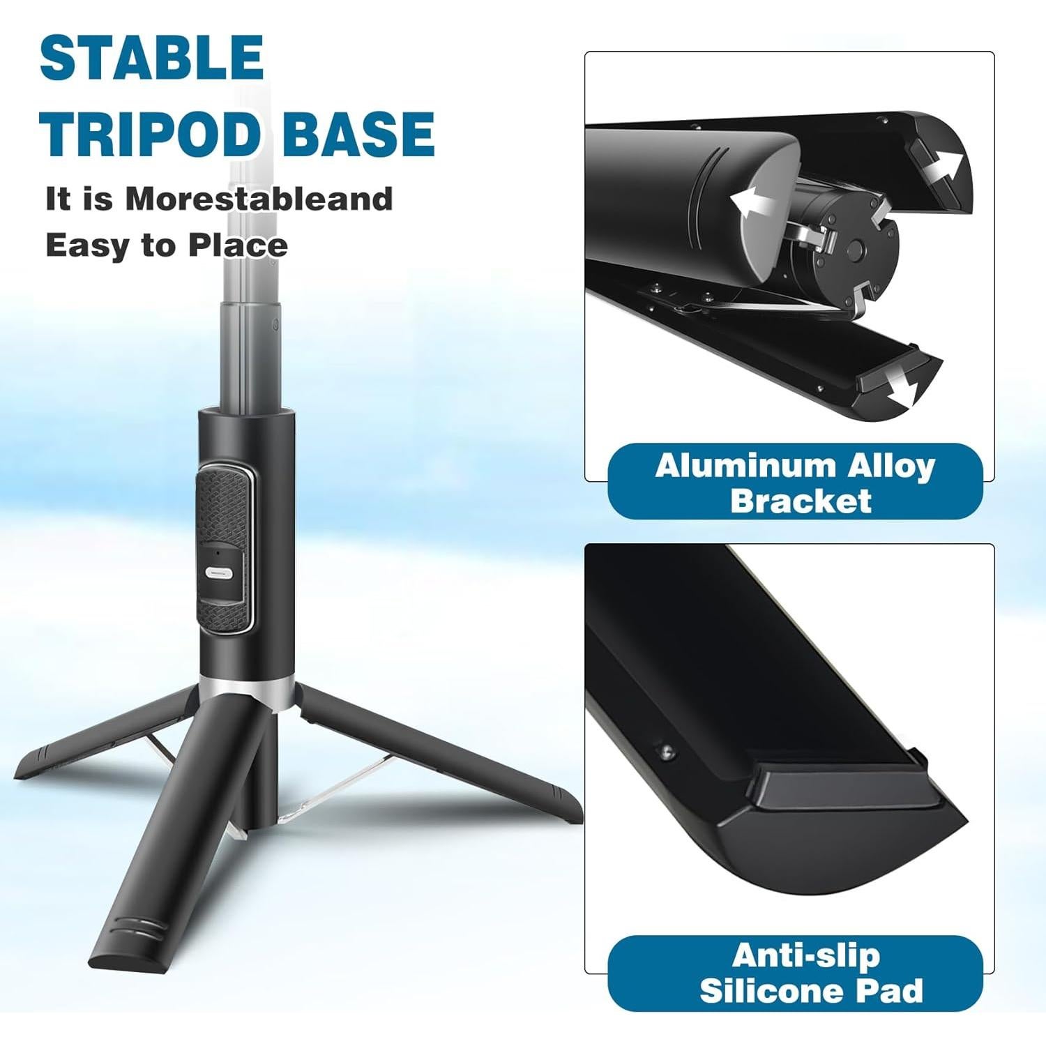 Trípode 3 en 1 Davidlinlin para Teléfono 20.3-85.1 cm