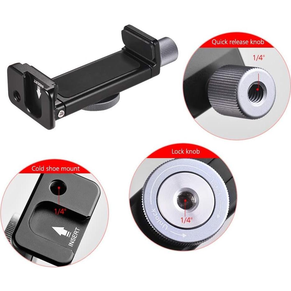 Soporte de trípode para smartphone FOCPRO con zapata fría