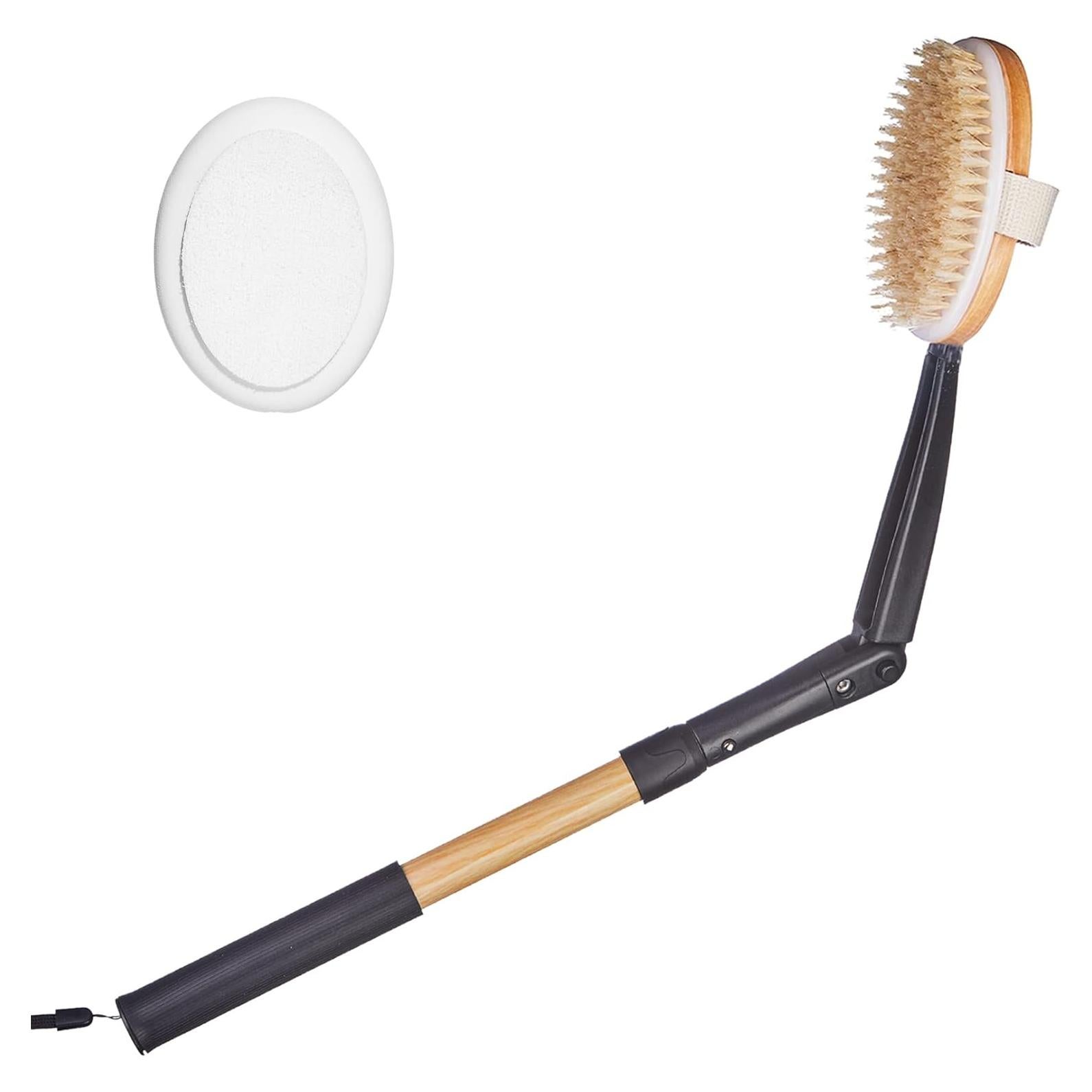 Cepillo de Baño EASACE Telescópico con Aplicador de Loción