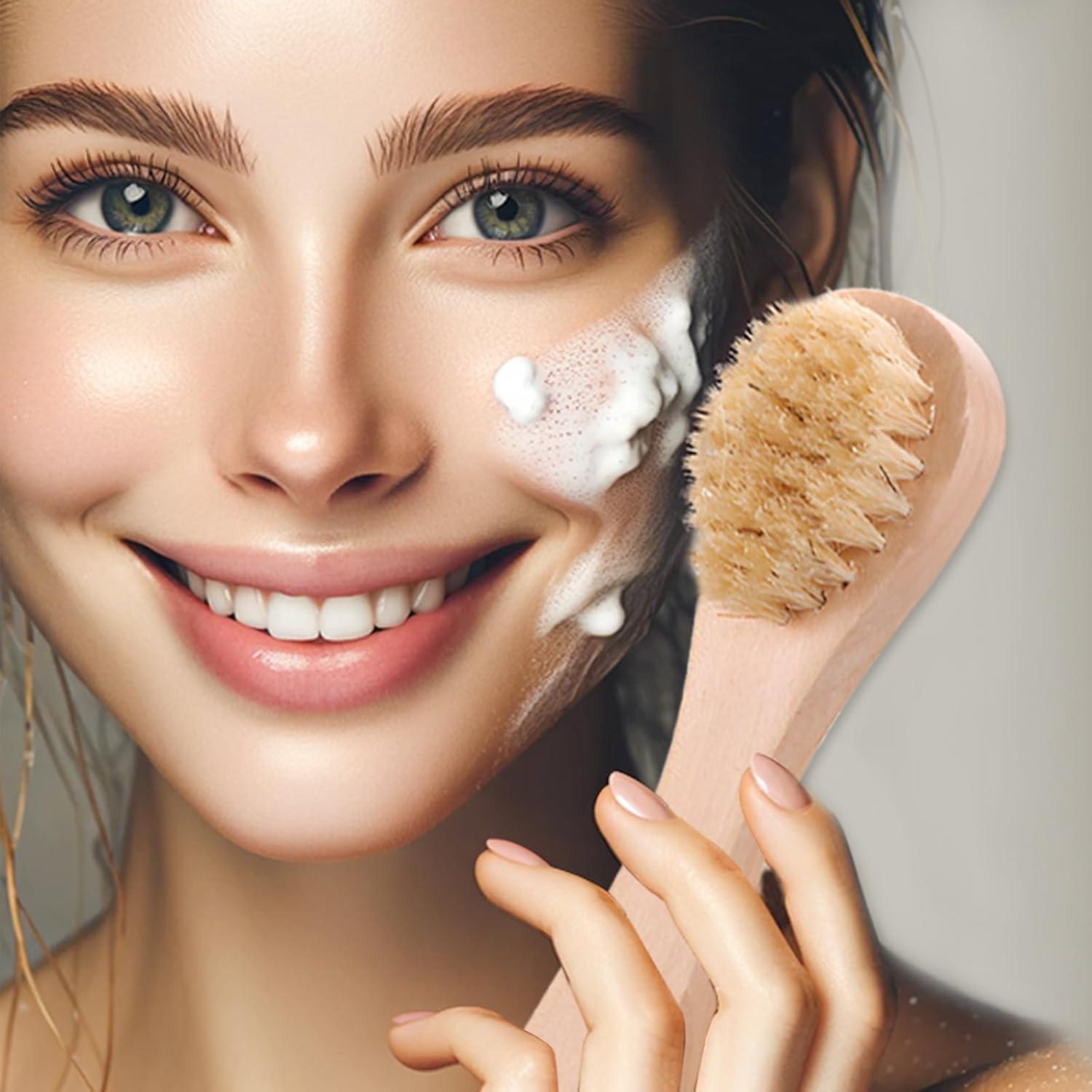 Paquete de 2 Cepillos Secos Mini Kootinn - Exfoliación Facial Suave