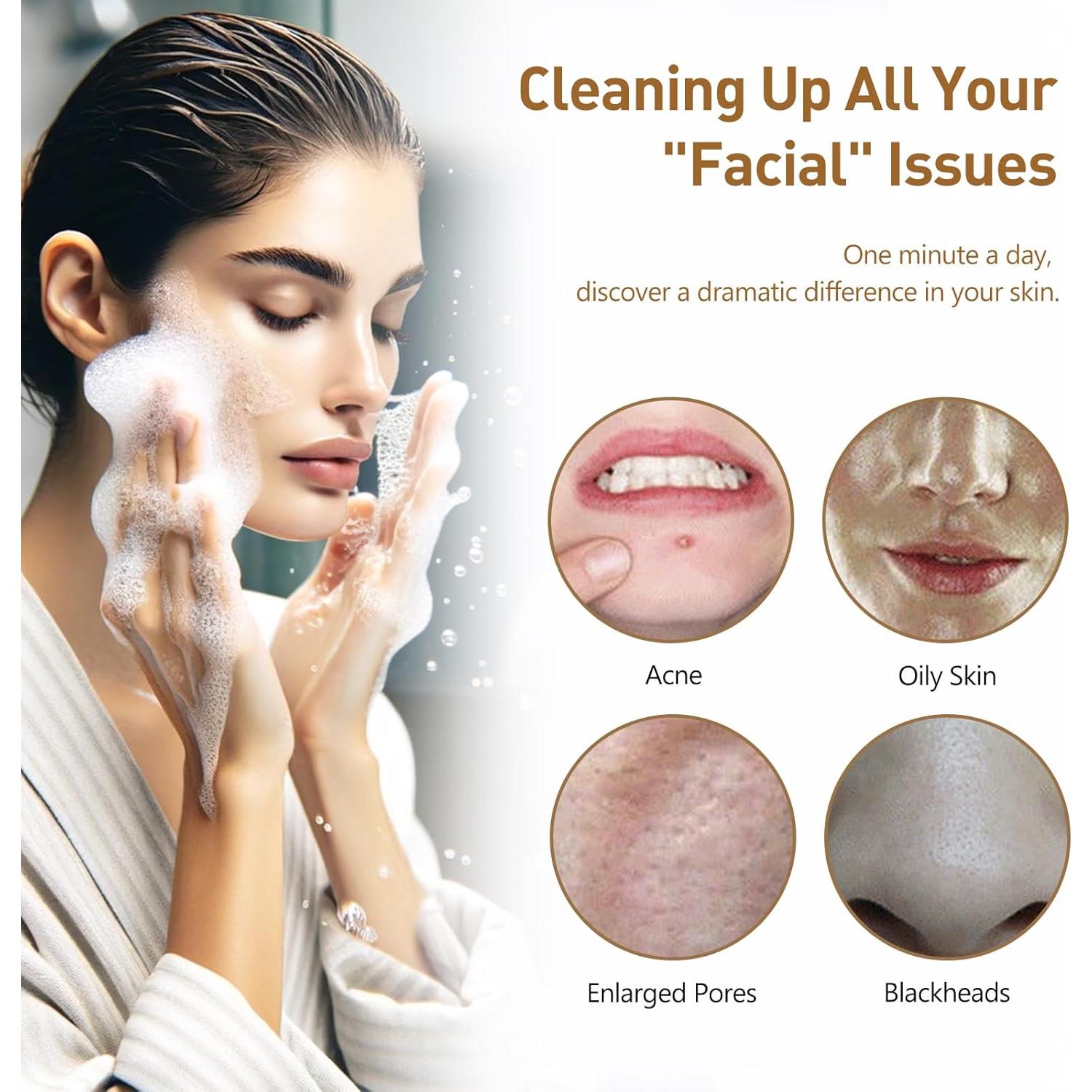 Paquete de 2 Cepillos Secos Mini Kootinn - Exfoliación Facial Suave