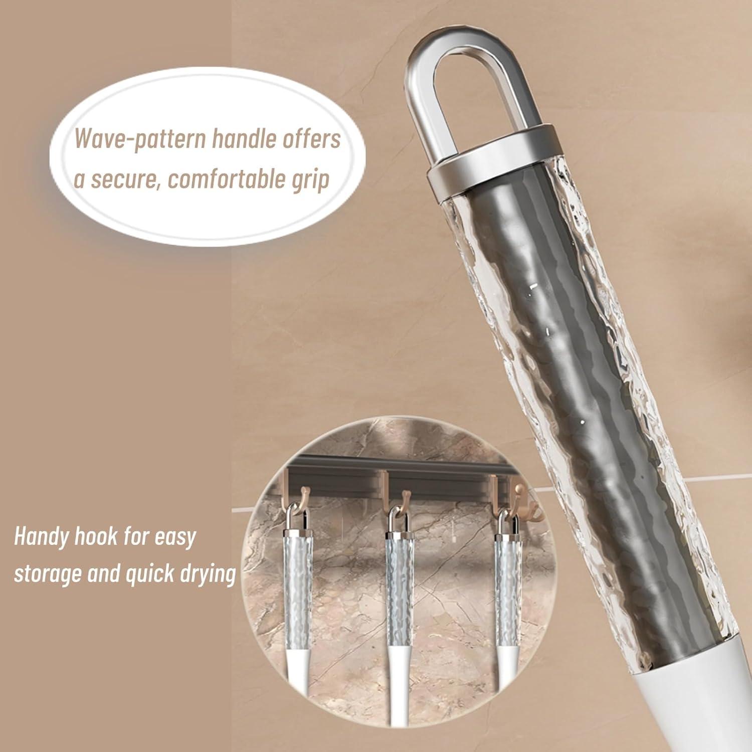 Cepillo de Espalda LuxeCasa 2-en-1 Desmontable con Cerdas Suaves