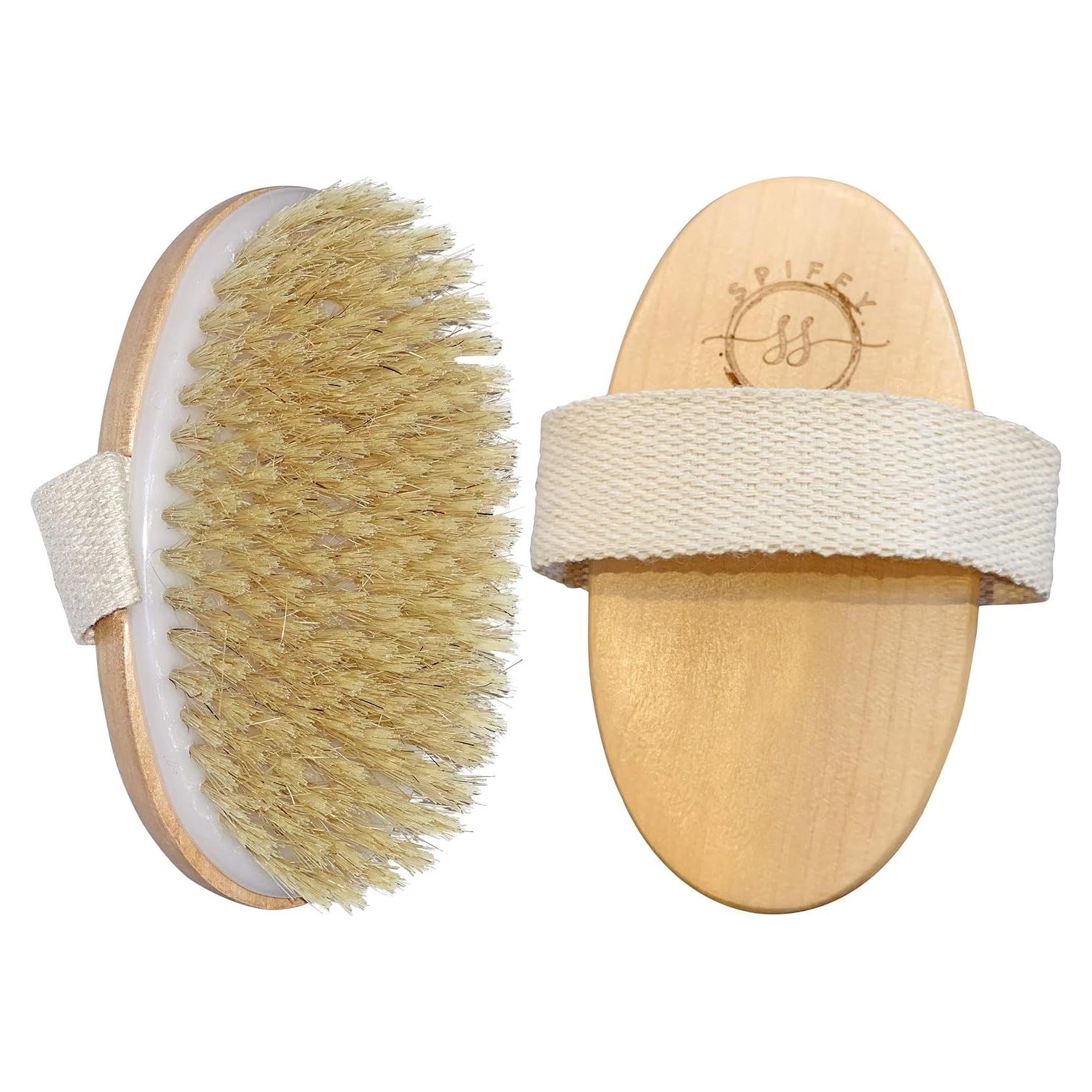 Cepillo Exfoliante Corporal Spiffy Skin - Cerdas Naturales - Ecológico