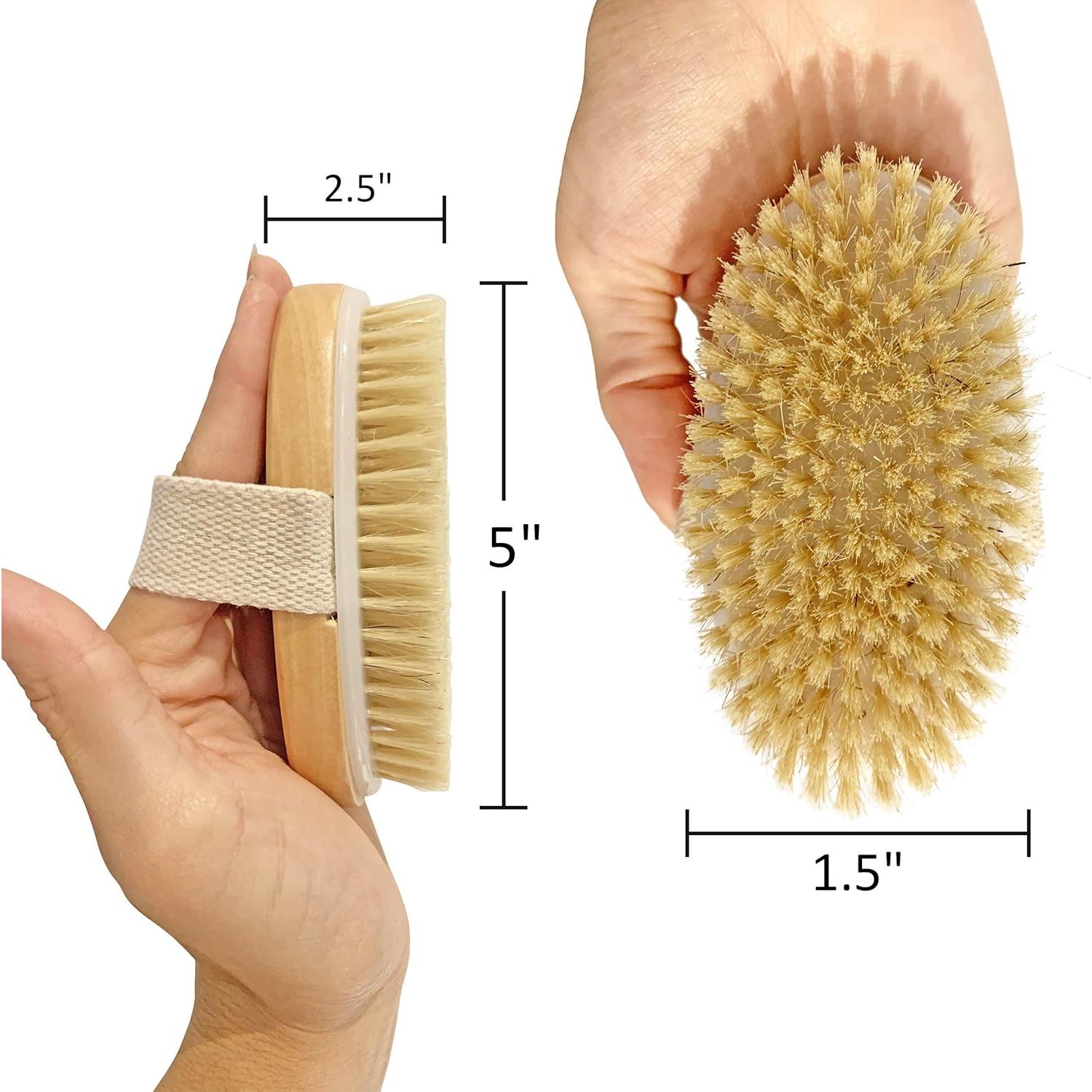 Cepillo Exfoliante Corporal Spiffy Skin - Cerdas Naturales - Ecológico