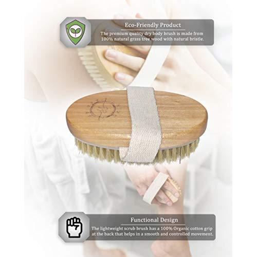 Cepillo Exfoliante Corporal Spiffy Skin - Cerdas Naturales - Ecológico