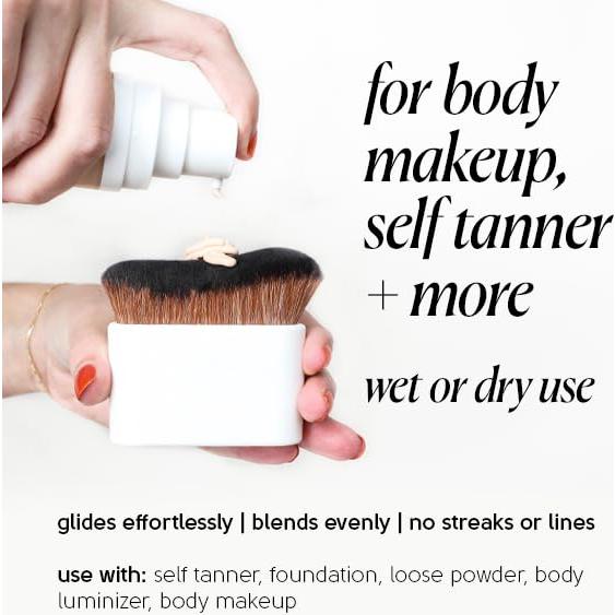 Brocha Kabuki Corporal Tinge - Cerdas Suaves, 6.35cm