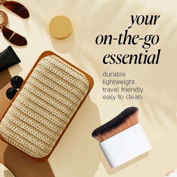 Brocha Kabuki Corporal Tinge - Cerdas Suaves, 6.35cm