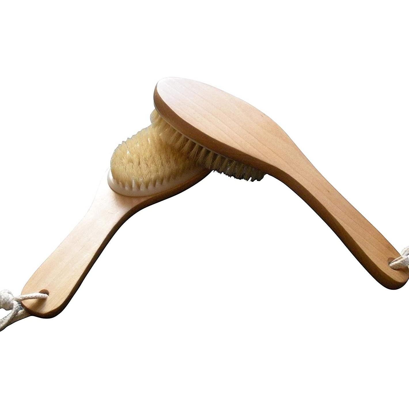 Cepillo Corporal de Cerda Natural Kingsley - Mango de Madera