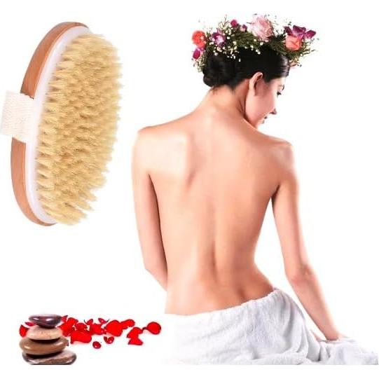 Cepillo Corporal Seco Scala con Cerdas Naturales para Exfoliación