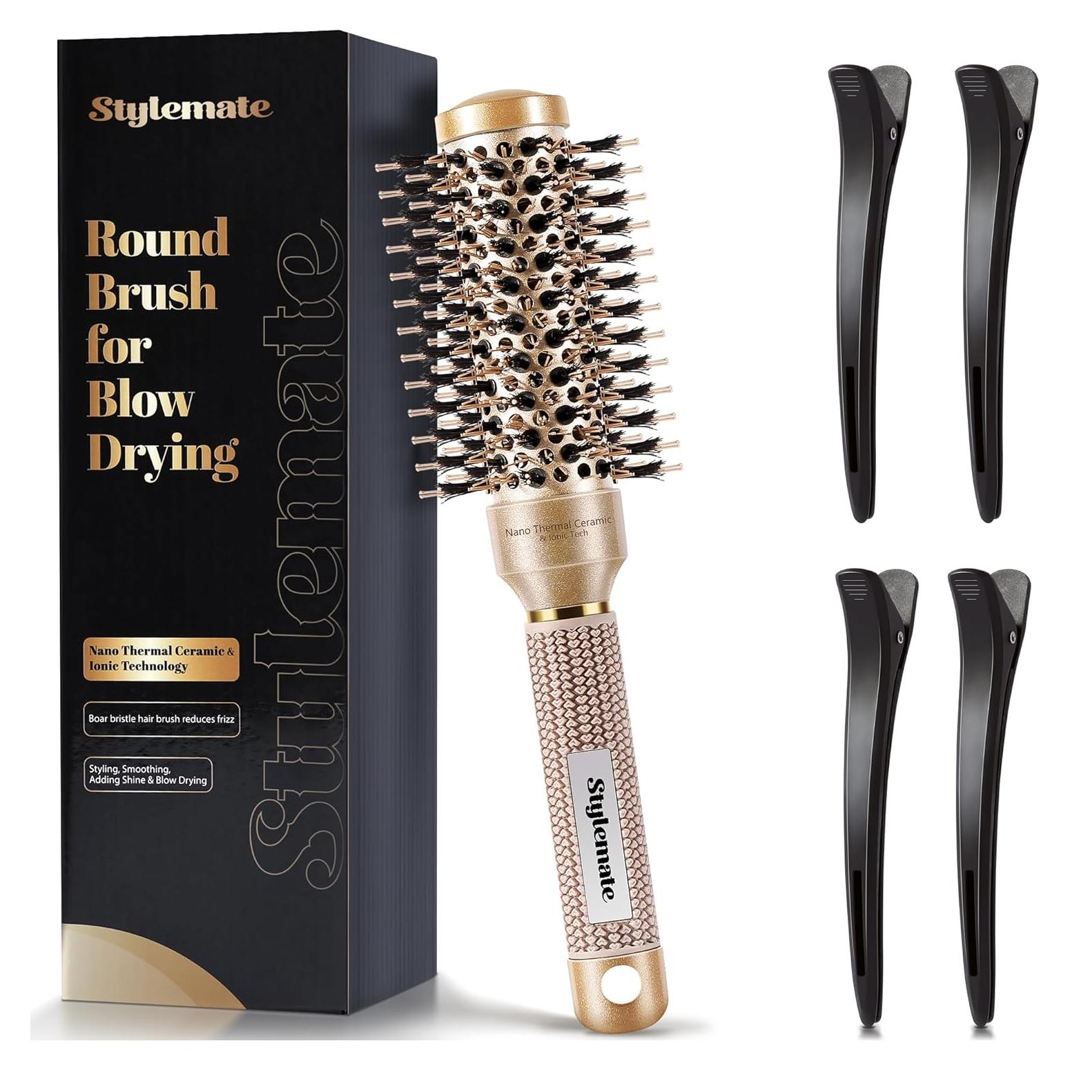 Cepillo Redondo 1" Stylemate Cerámica Nano Jabalí