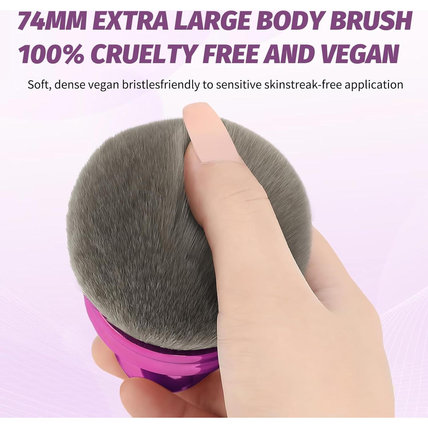 Brocha Corporal Extra Grande Panthra para Autobronceador 7.37 cm