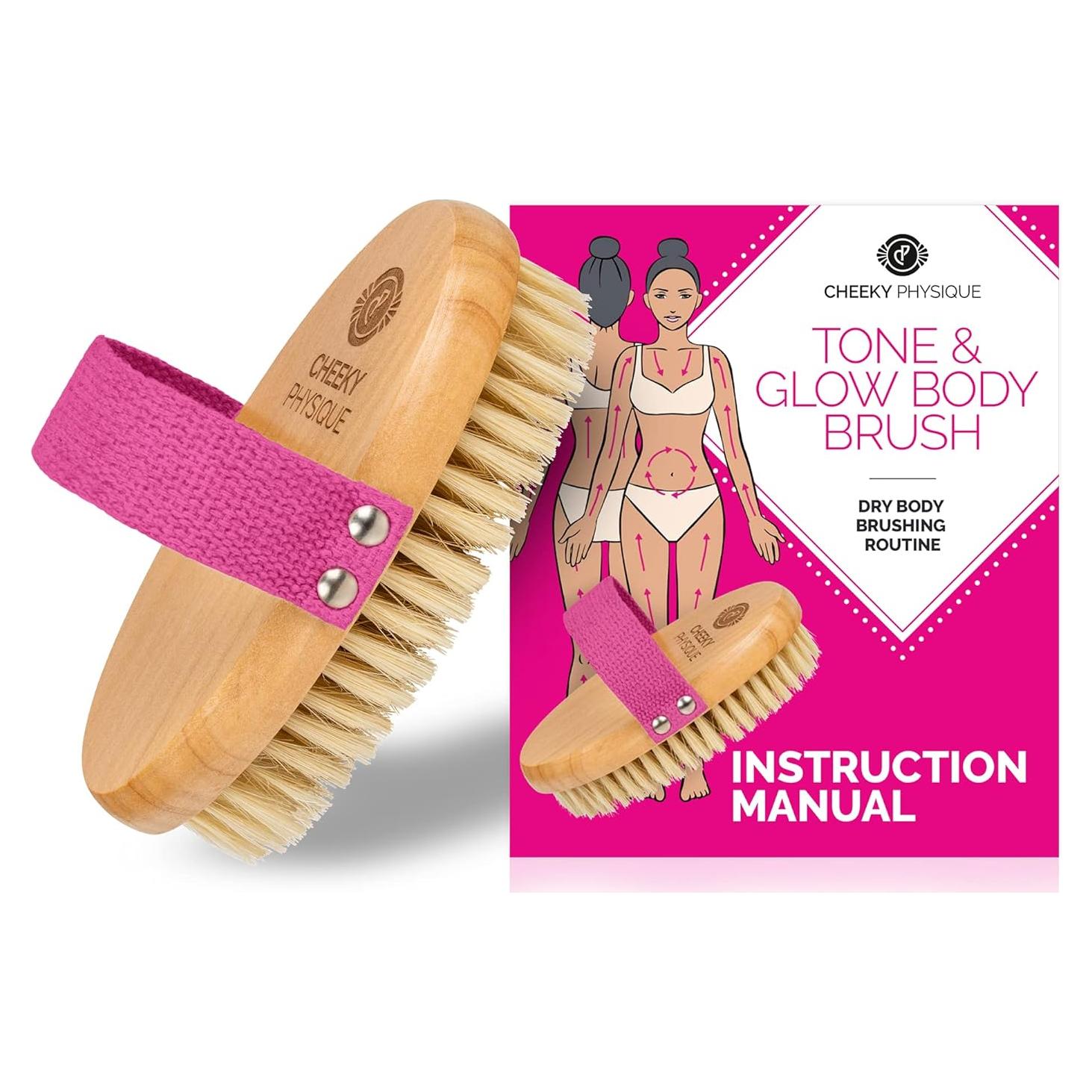 Cepillo Corporal Tone & Glow Cheeky Physique - Exfoliación y Drenaje Linfático