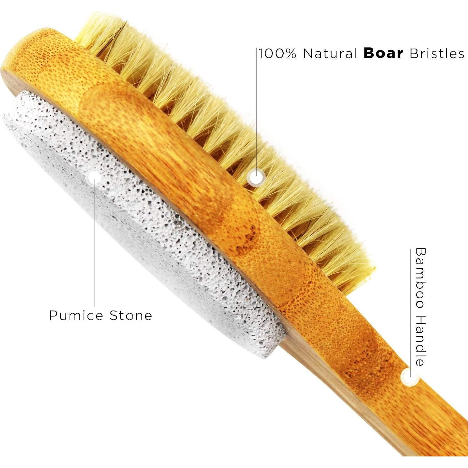 Cepillo de Baño y Ducha ICANdOIT 2 en 1 con Mango Largo