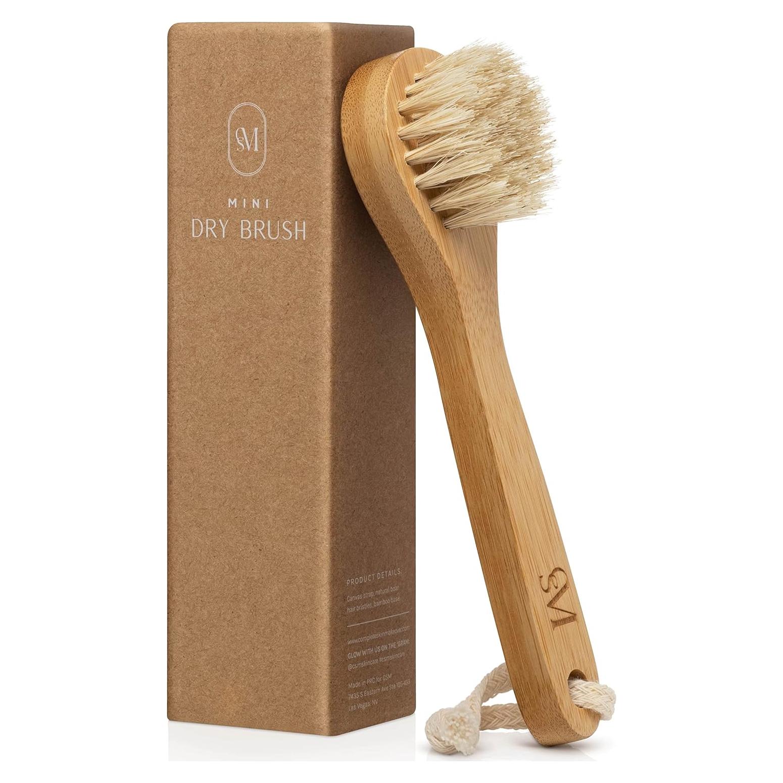 Cepillo Facial Seco CSM - Exfoliación Suave con Cerdas Naturales