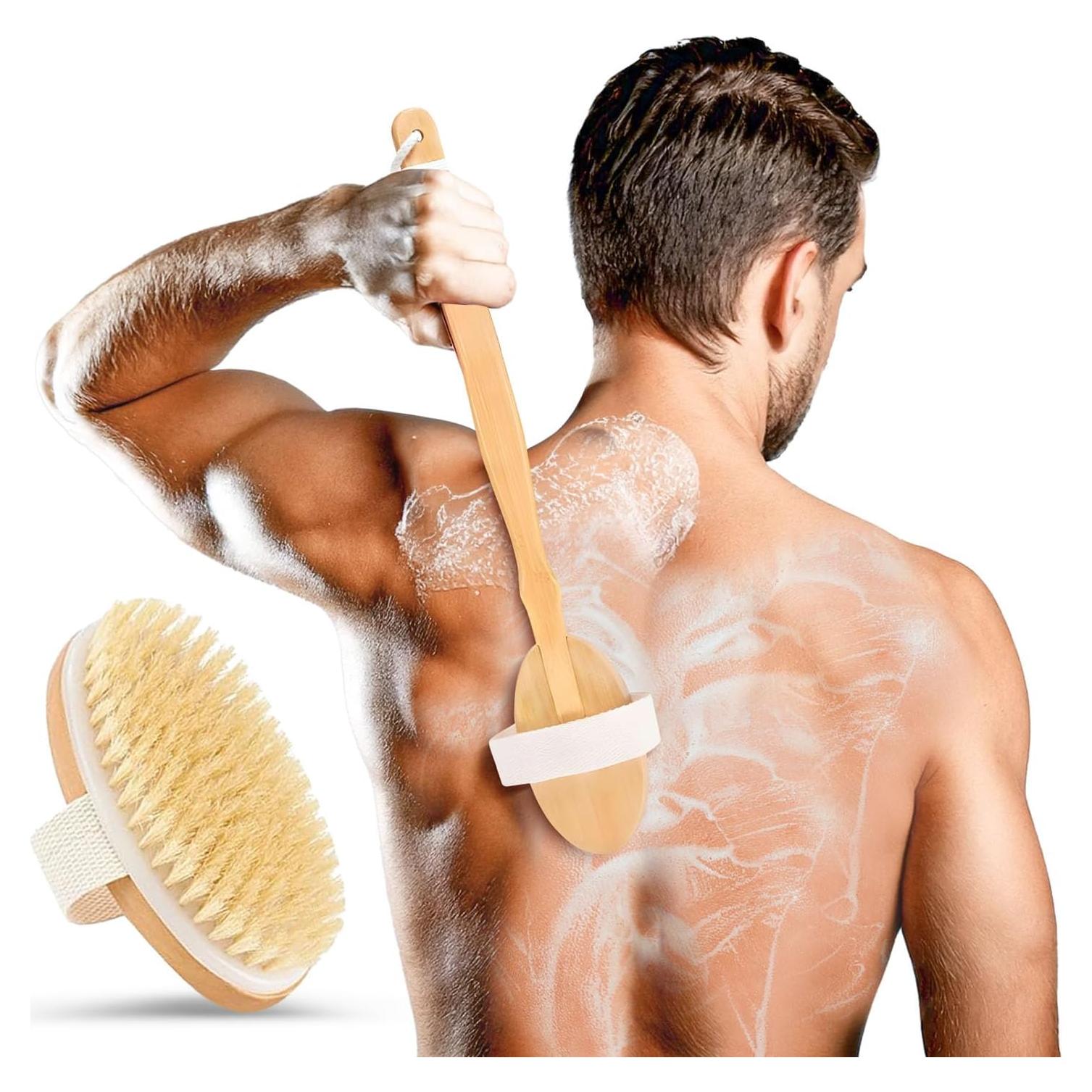 Cepillo de Espalda Rengöra - Mango Largo 50.8 cm - Cerdas Naturales