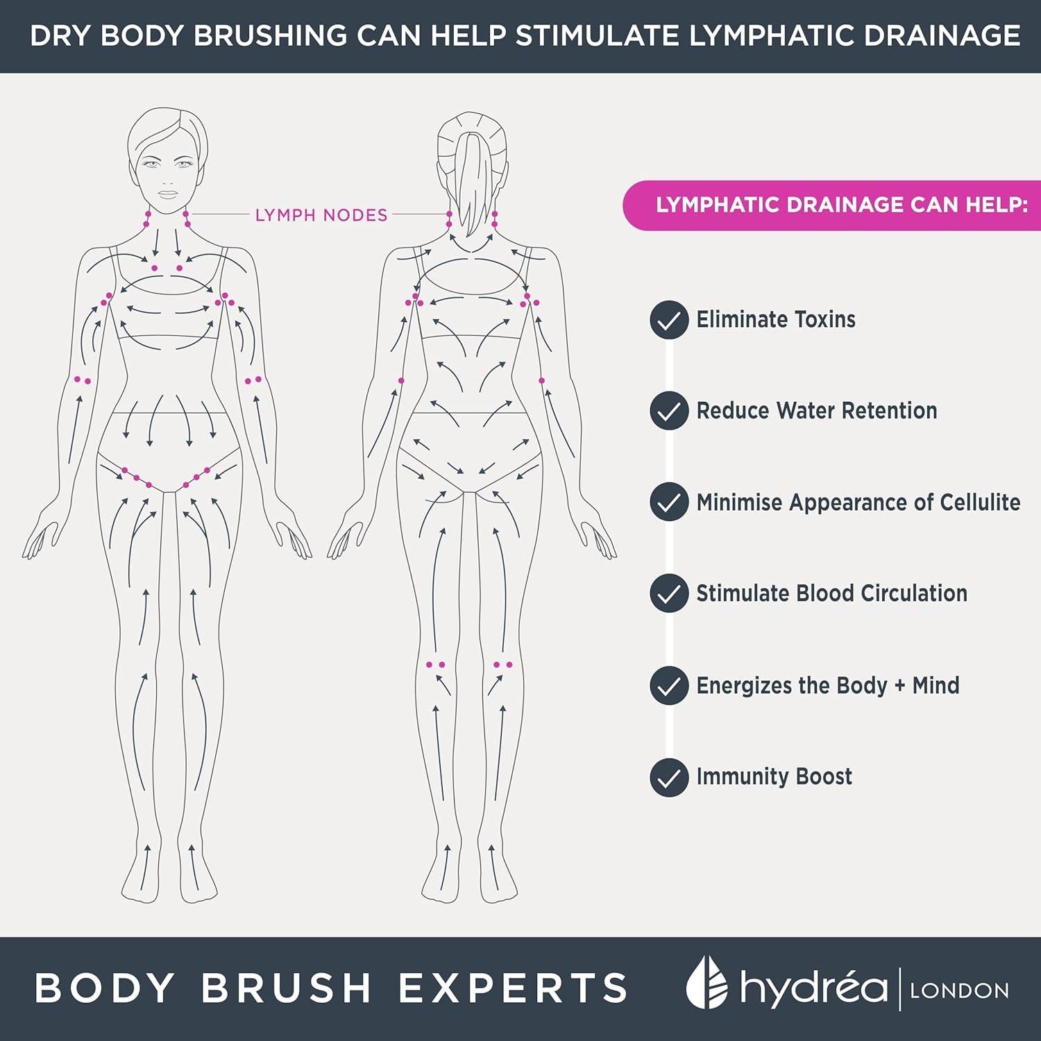 Cepillo Corporal Natural Hydréa London - Exfoliador de Máne y Cactus