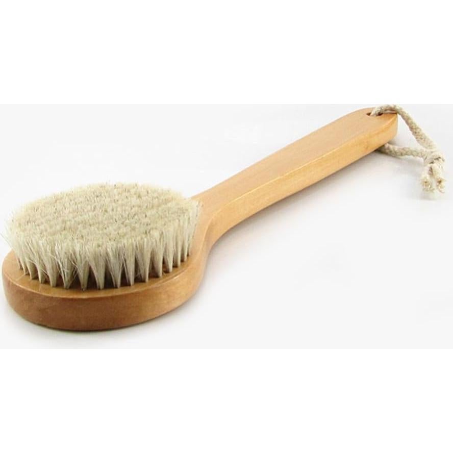 Cepillo de Cuerpo Seco HIKIN 30 cm con Cerdas Naturales