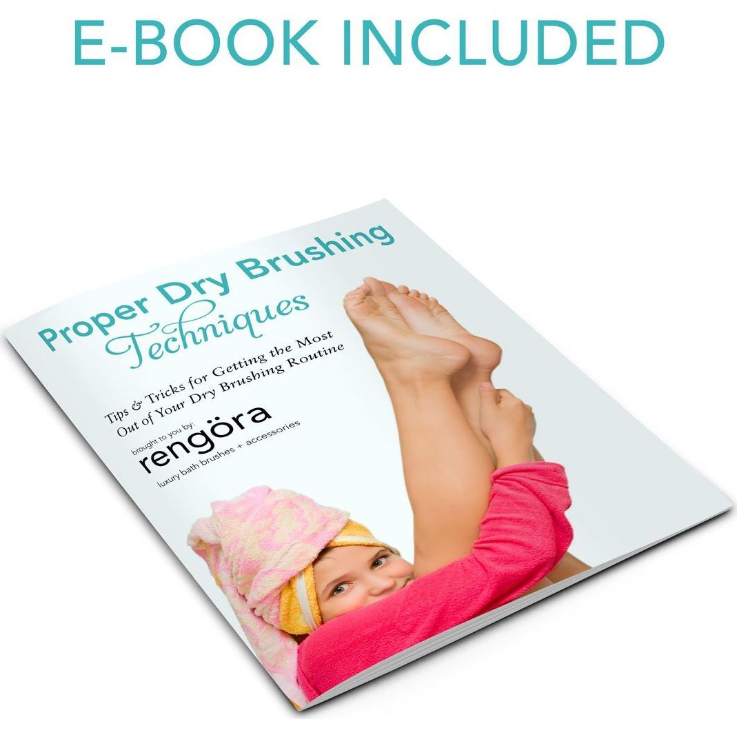 Cepillo Corporal Exfoliante Rengora Doble Uso 24.77cm