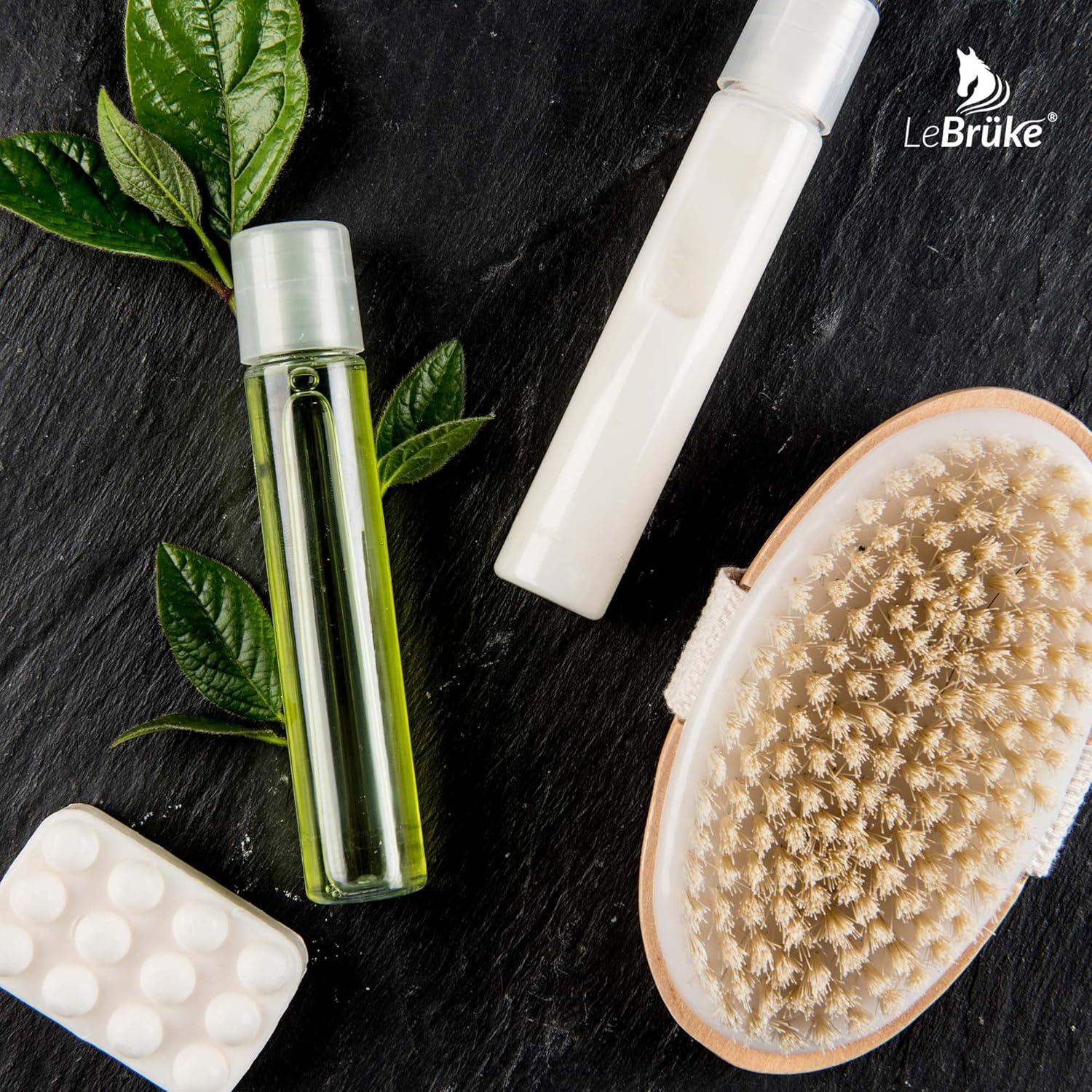 Cepillo Corporal Lebrücke® - Cerdas Naturales - Tratamiento Celulitis