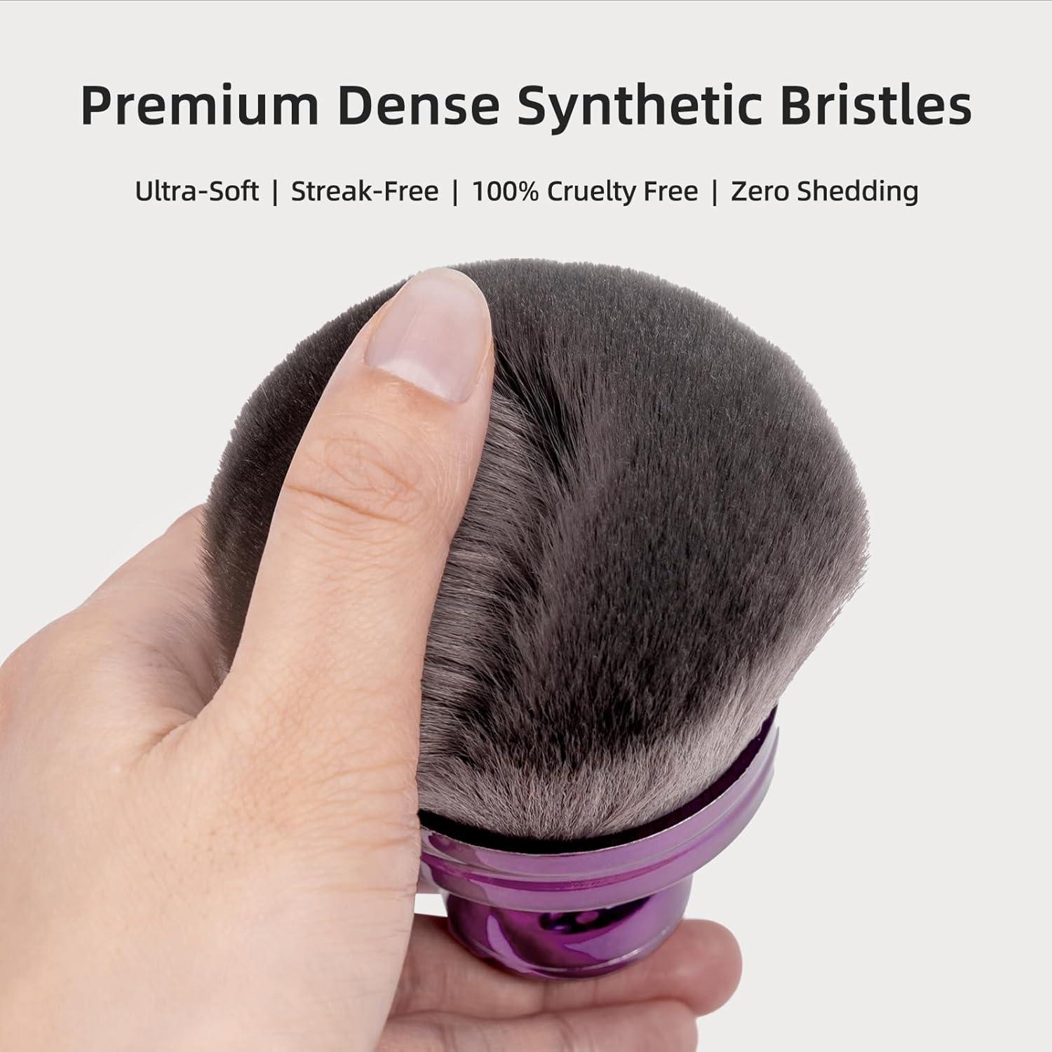 Brocha Kabuki Extra Grande YOYOUTH 75mm para Autobronceador