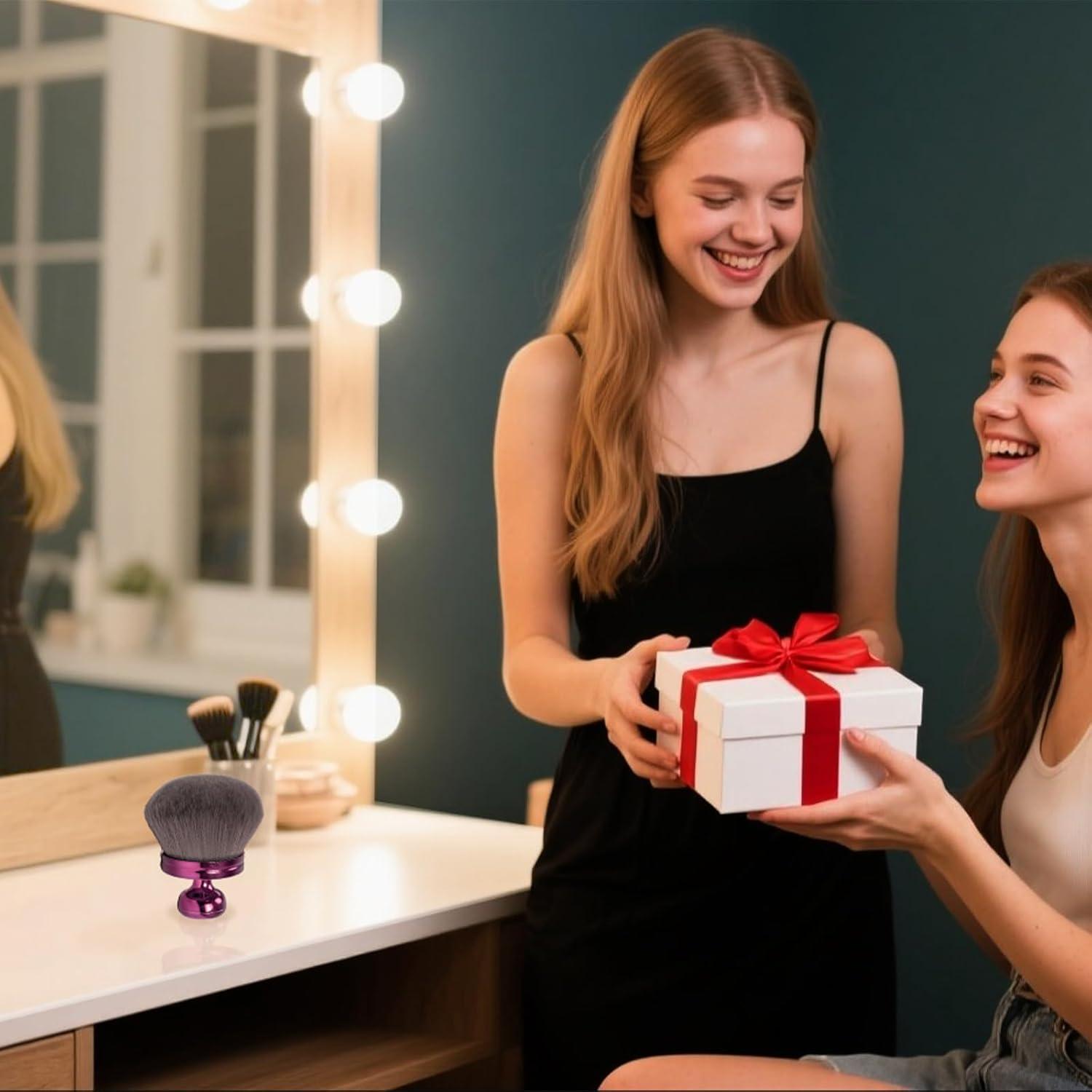 Brocha Kabuki Extra Grande YOYOUTH 75mm para Autobronceador