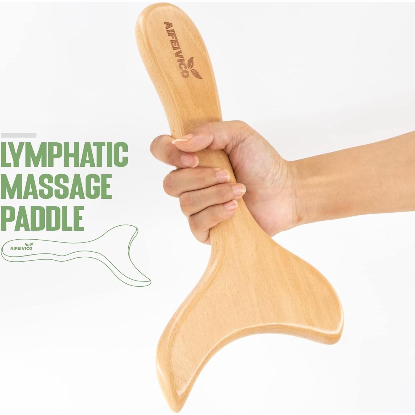 Pala de Drenaje Linfático y Cepillo Corporal AIFEIVICO