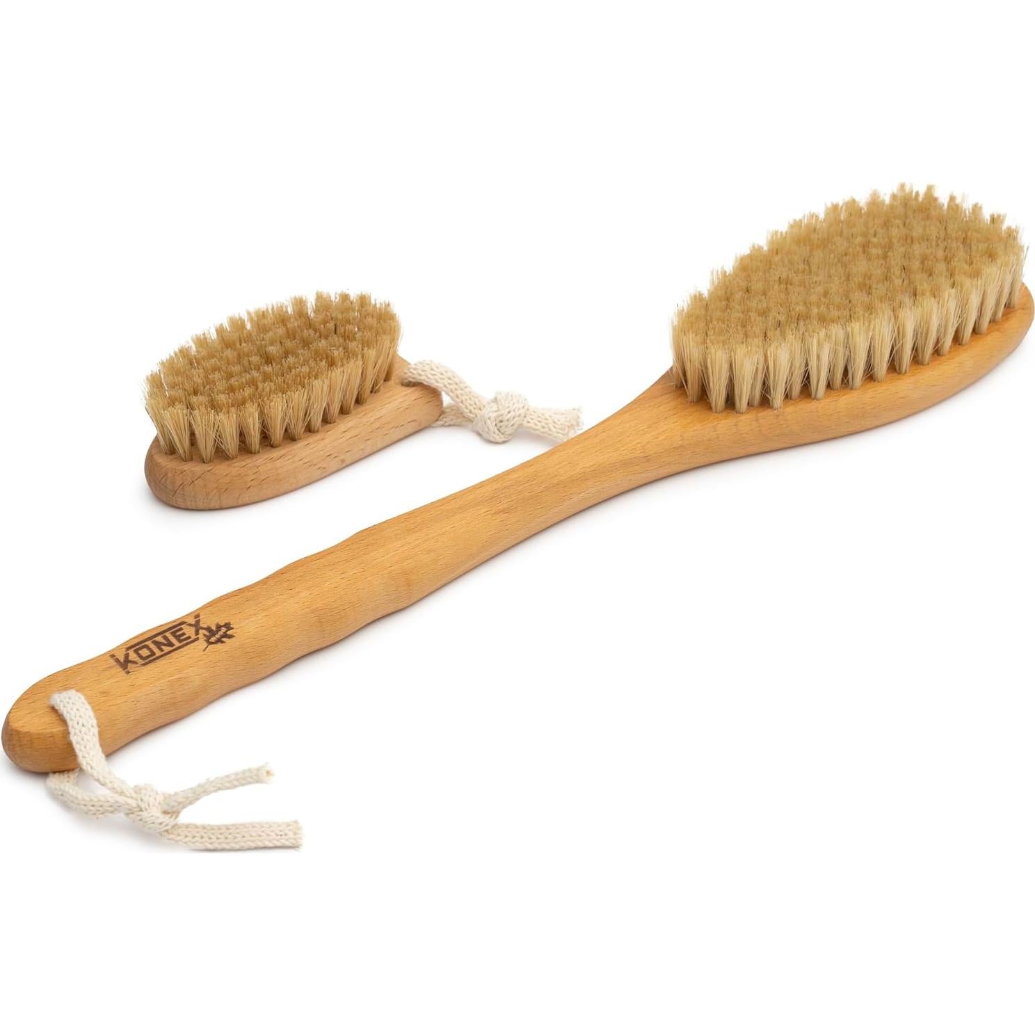 Juego de Cepillos Corporales KONEX - Exfoliación y Drenaje Linfático