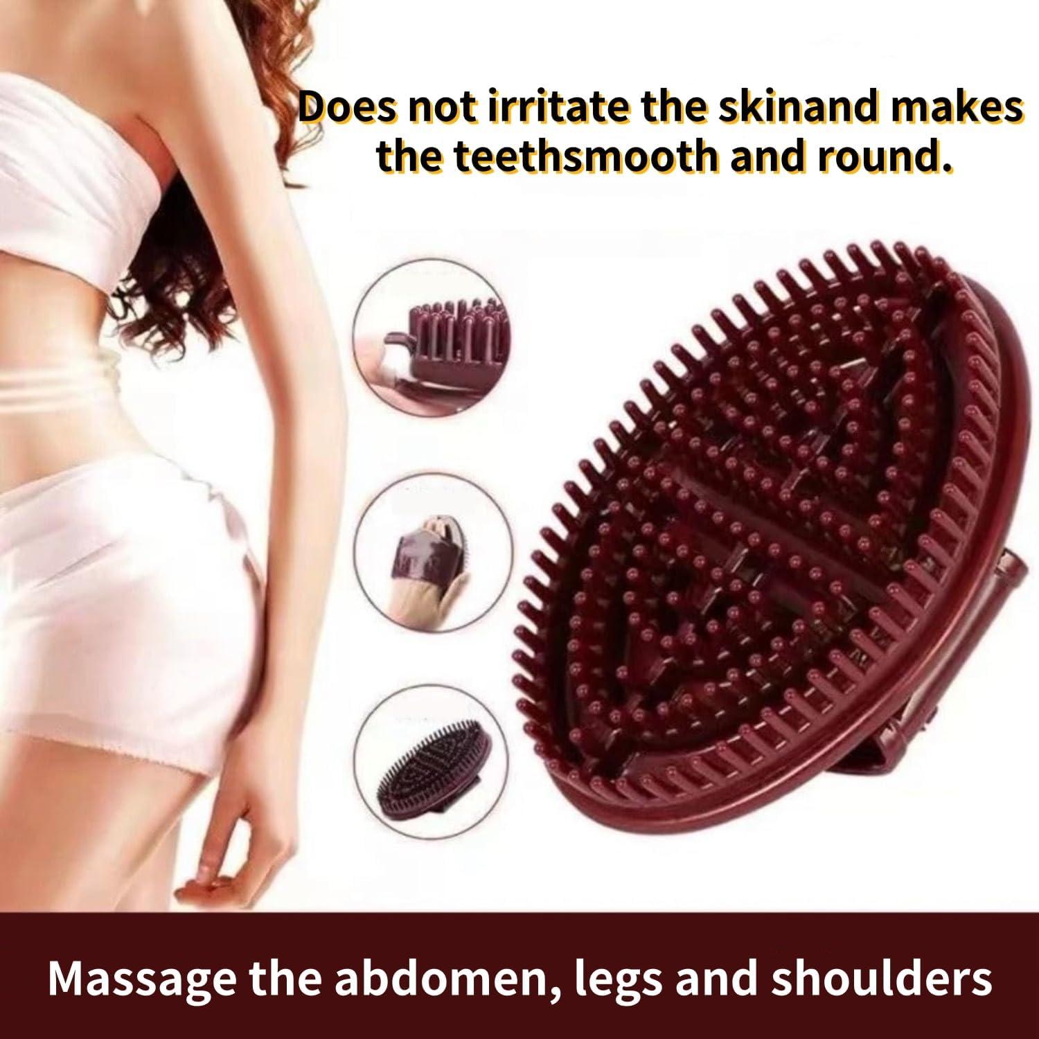 Cepillo de Masaje Meridian WeiiTech 2 Pcs Marrón 14.48x8.64cm