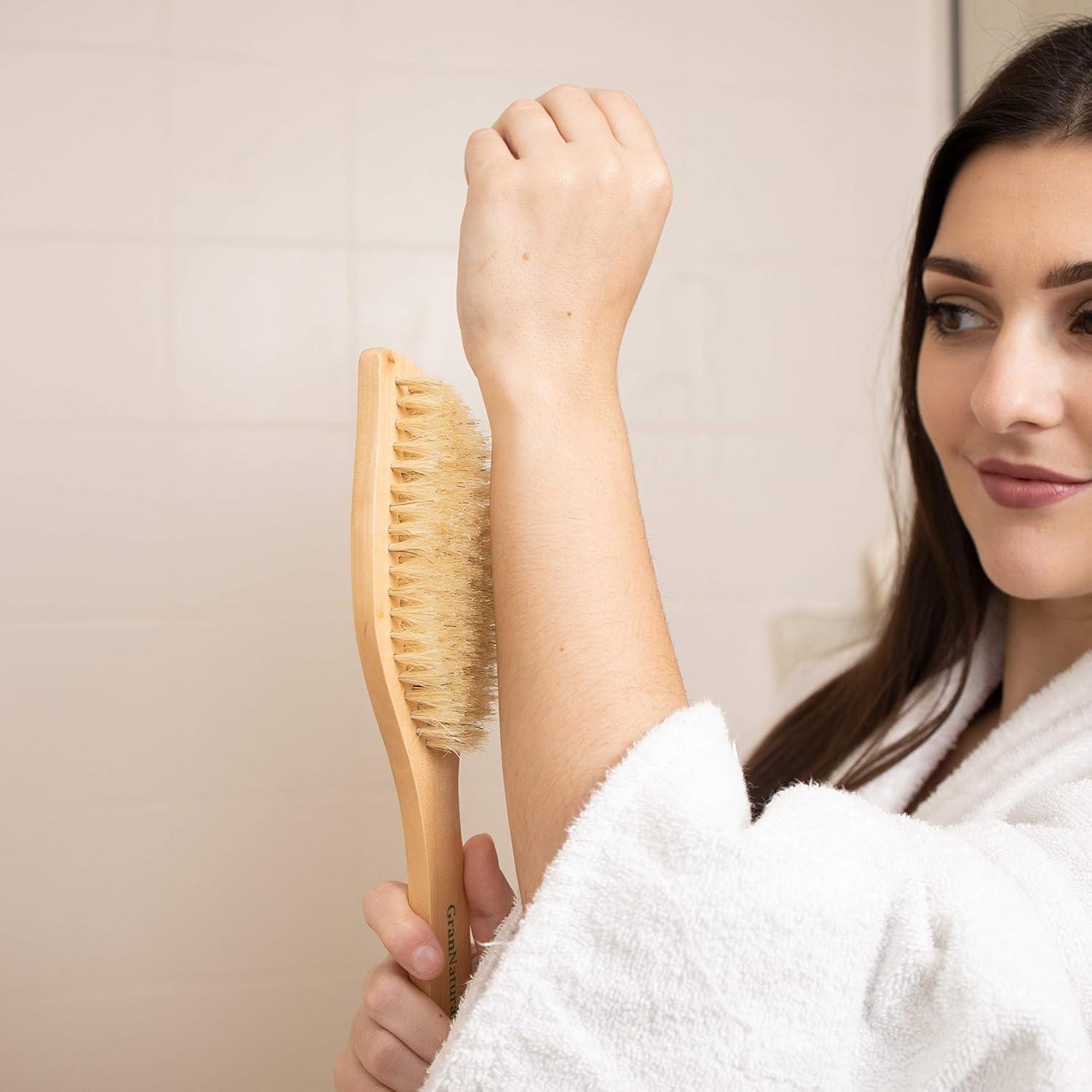 Cepillo Seco GranNaturals 29 cm - Exfoliante Natural para Piel