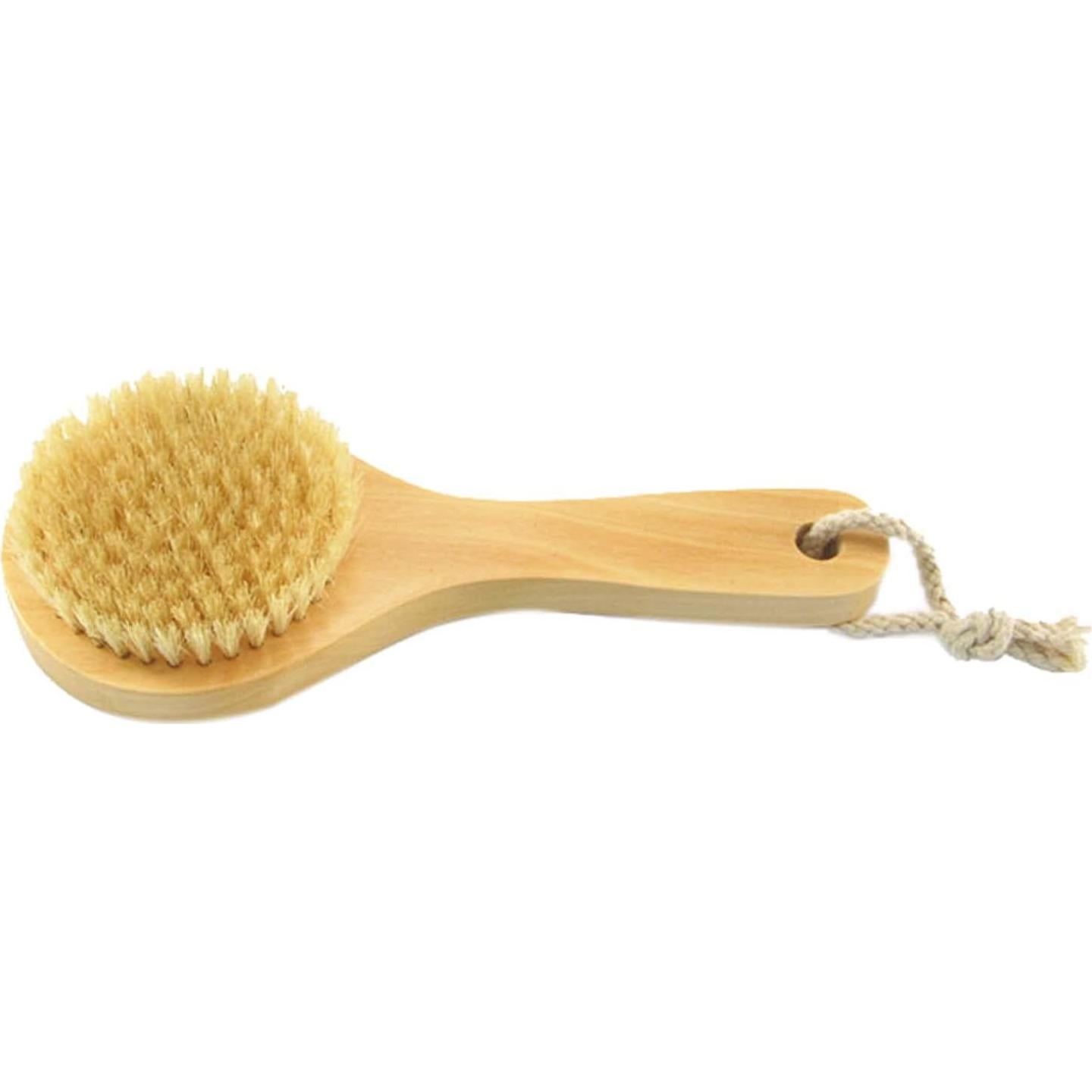 Cepillo de Baño Exfoliante Zhiyihome con Mango Corto 20x8cm