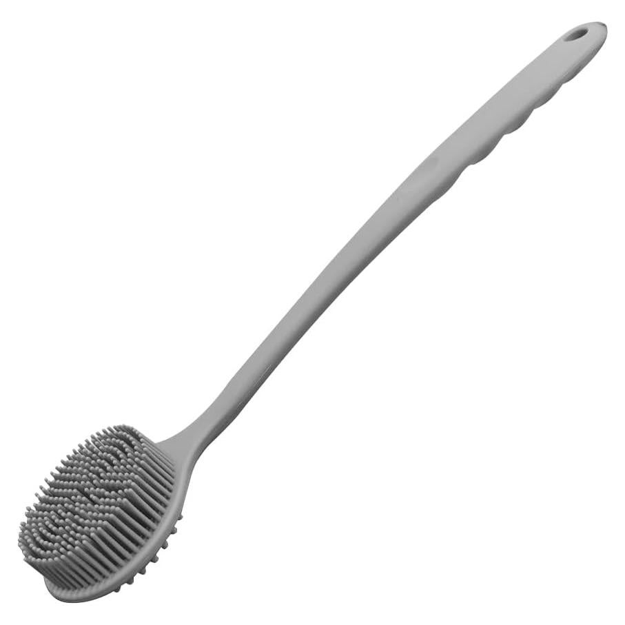 Cepillo de Espalda de Silicona OHOO con Mango Largo y Doble Cara