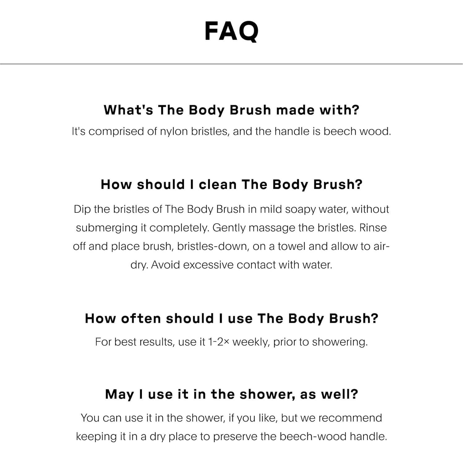 Cepillo Corporal U Beauty de Madera y Cerdas Naturales