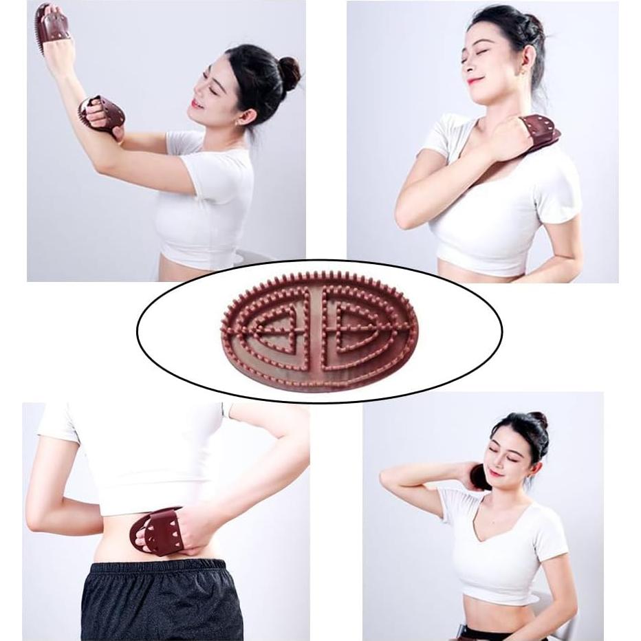 Paquete de 2 Cepillos de Masaje Meridian DeaHea 14.3x9cm