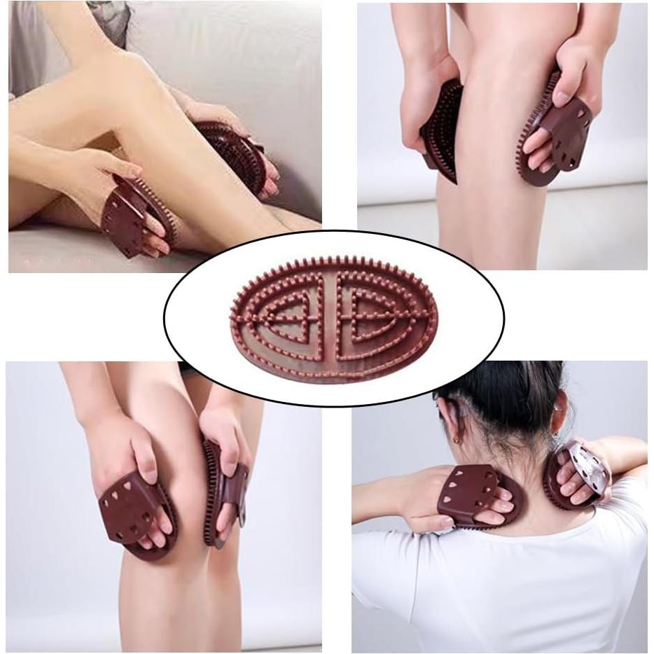 Paquete de 2 Cepillos de Masaje Meridian DeaHea 14.3x9cm