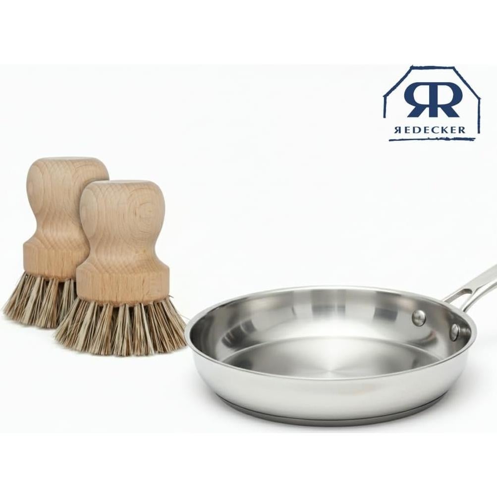 Cepillo de Fregado Redecker de Fibra Natural - Juego de 2