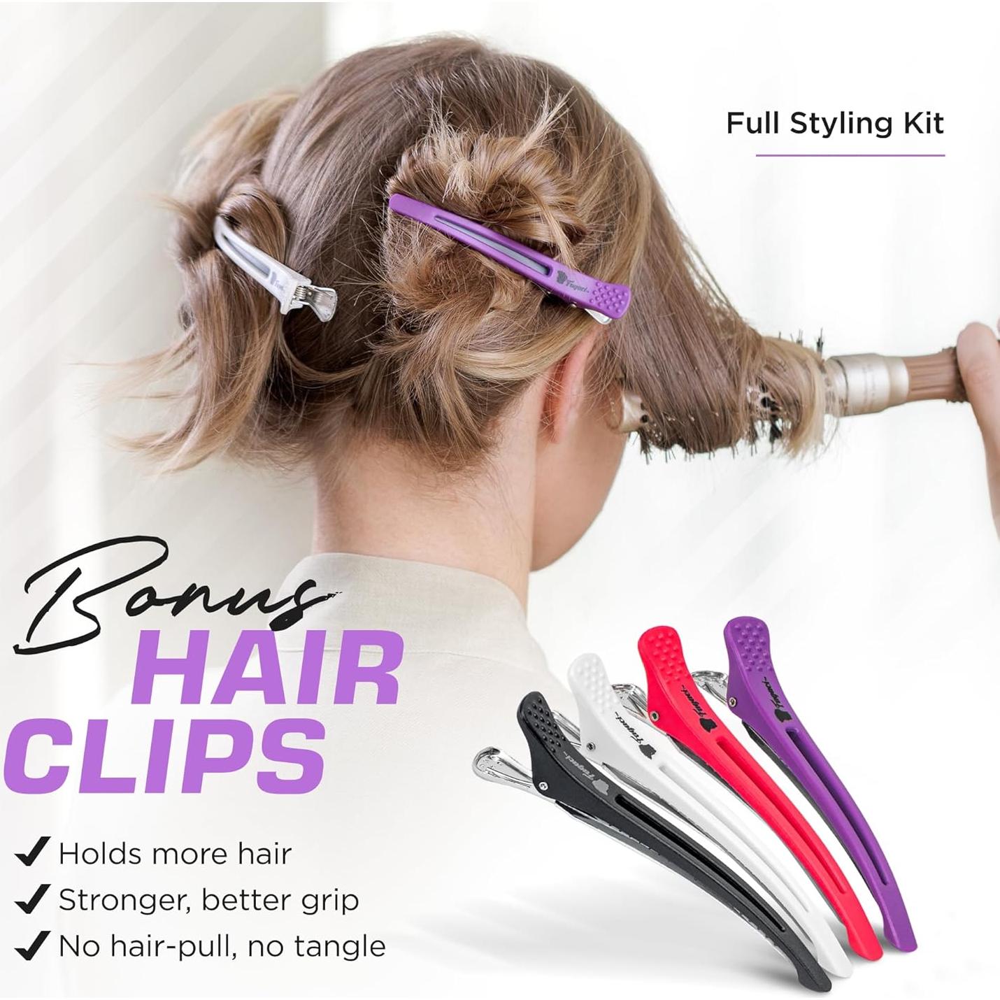 Cepillo Redondo Fagaci 25mm Cerda de Jabalí Nano Cerámica