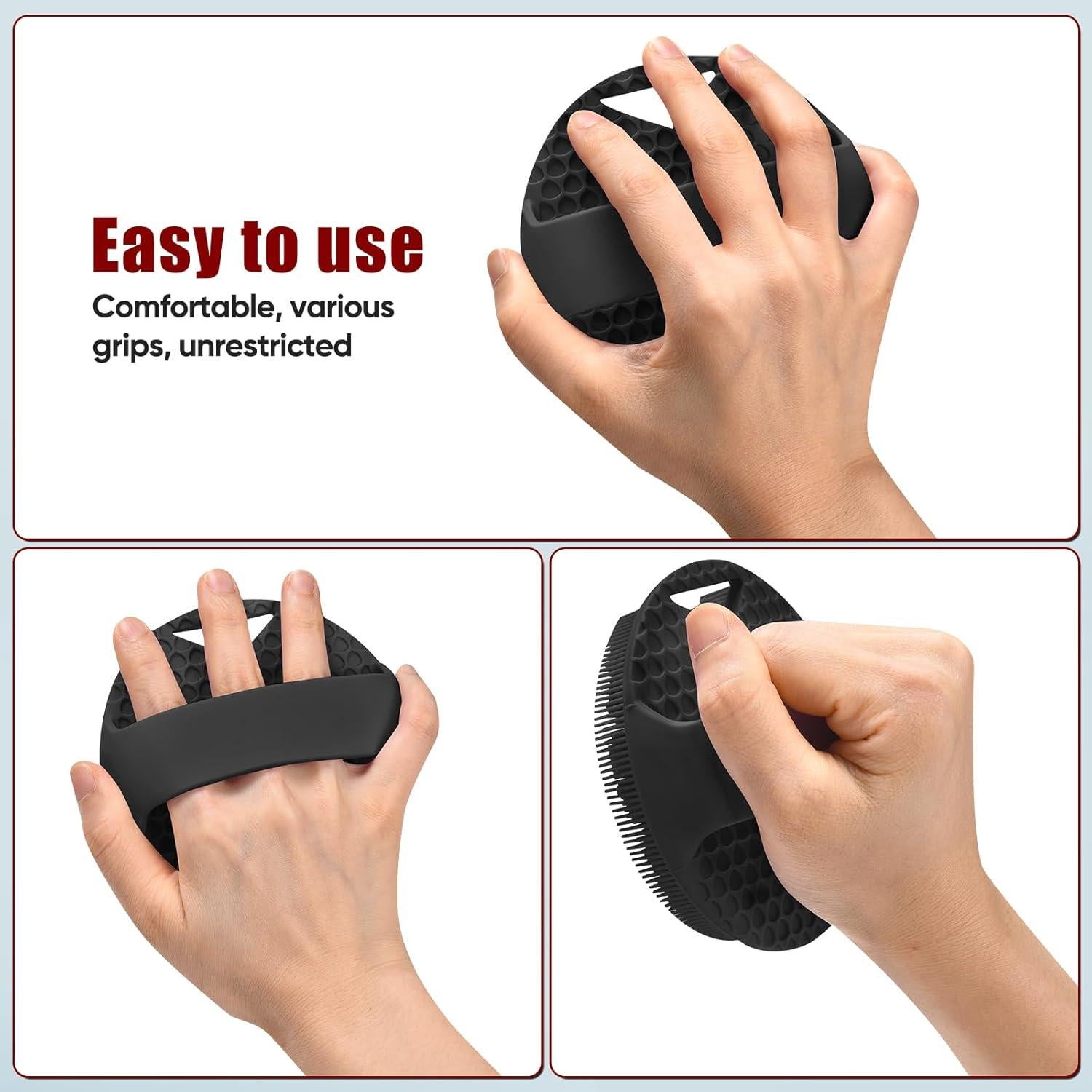 Exfoliante Corporal de Silicona XCRUCC con Zinc Antiinflamatorio - Negro