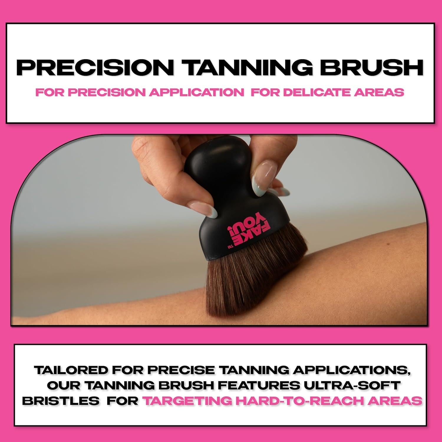 Brocha de Bronceado Fake You! Precisión Cerdas Suaves 8.61cm