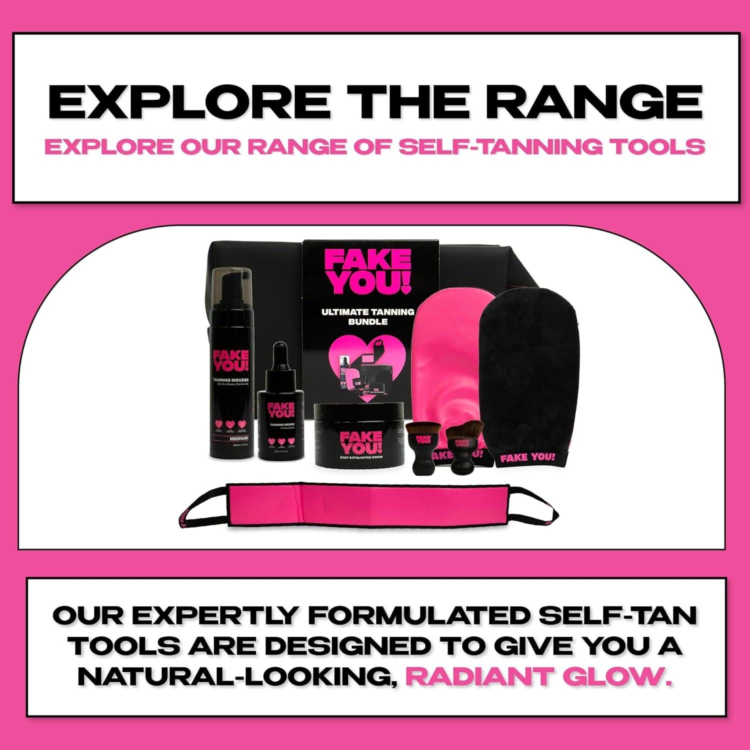 Brocha de Bronceado Fake You! Precisión Cerdas Suaves 8.61cm