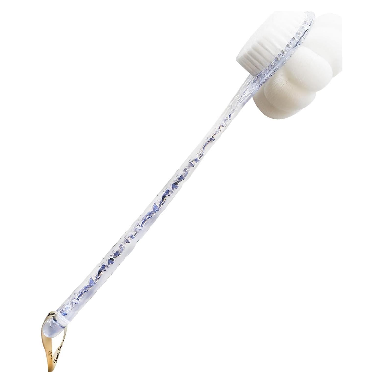 Cepillo Corporal Exfoliante XKVUKXO con Mango Largo Transparente