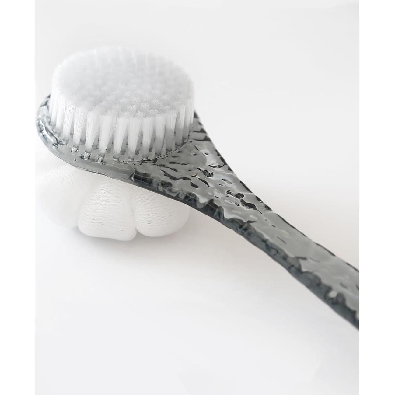 Cepillo Corporal Exfoliante XKVUKXO con Mango Largo Transparente