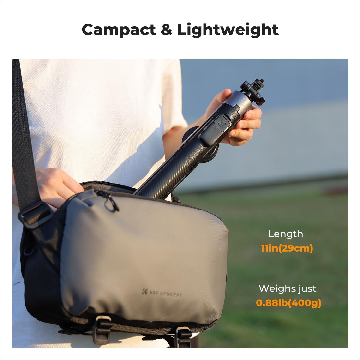 Trípode K&F CONCEPT 180cm para Teléfono con Control Remoto