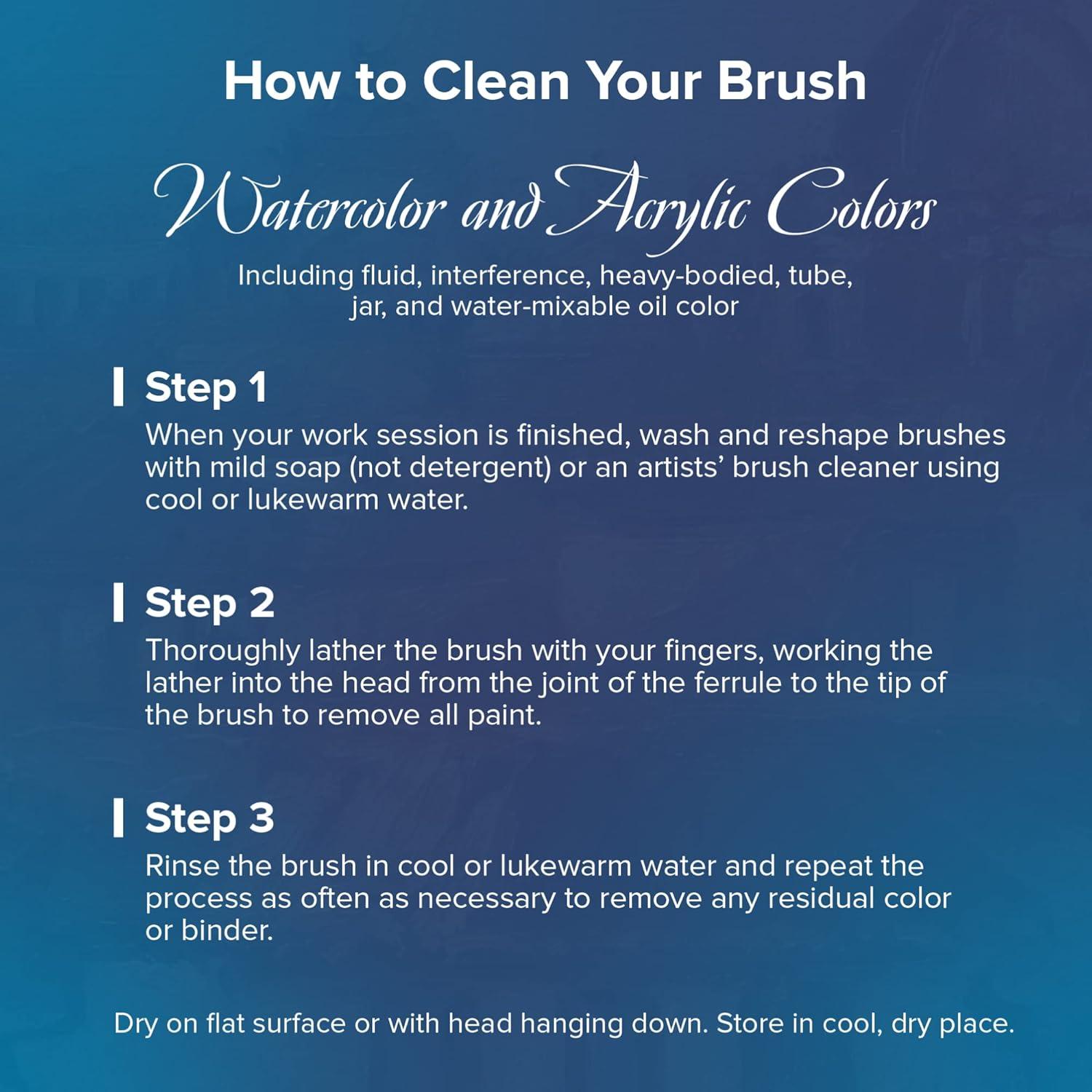 Pincel de Liner Bristlon Silver Brush 1907-2 Tamaño 2 Mango Largo