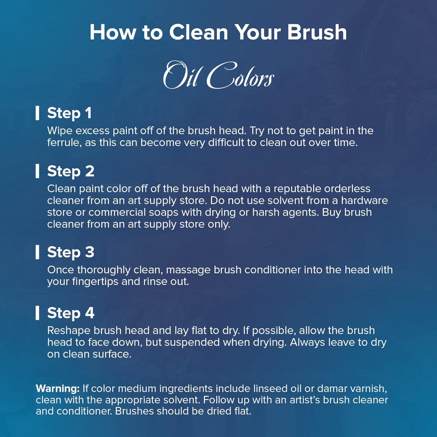 Pincel de Liner Bristlon Silver Brush 1907-2 Tamaño 2 Mango Largo