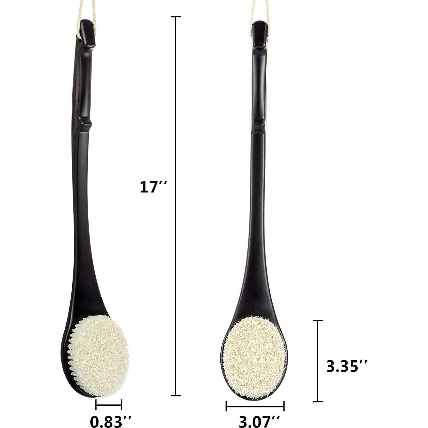 Exfoliador de Espalda VANZAVANZU 43 cm Mango Largo Negro