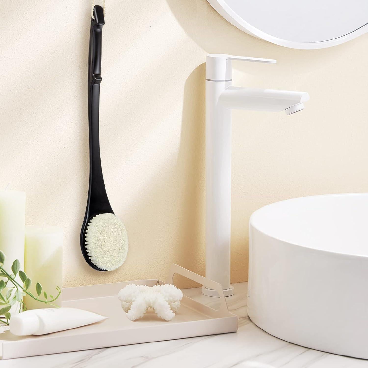 Exfoliador de Espalda VANZAVANZU 43 cm Mango Largo Negro