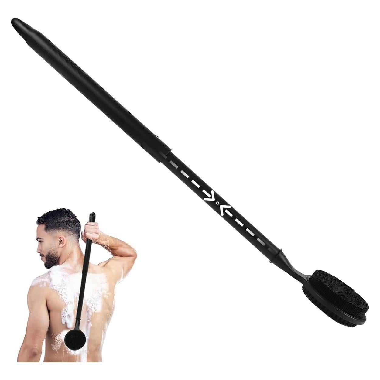 Exfoliador de Espalda de Silicona ZIMER Ajustable 40-60 cm