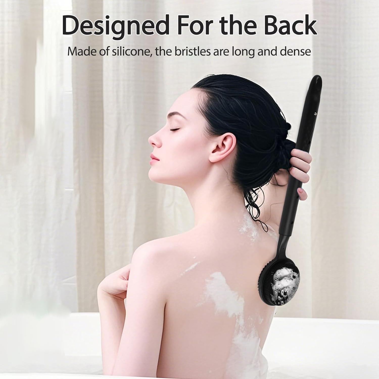 Exfoliador de Espalda de Silicona ZIMER Ajustable 40-60 cm