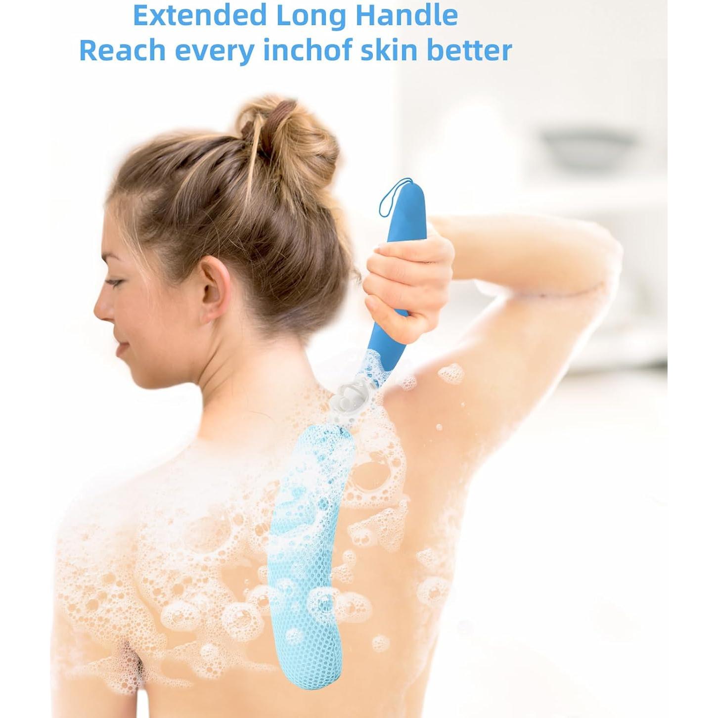 Cepillo de Ducha Ergonómico Leetye Mei - Mango Largo Antideslizante